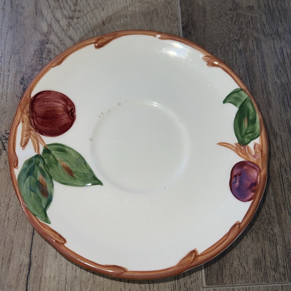 One Franciscan Pottery Apple Saucer Made in California‎ 5 7/8" Wide